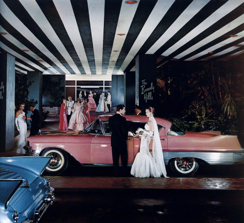 Advertising photo for the 1957 Cadillac Eldorado.