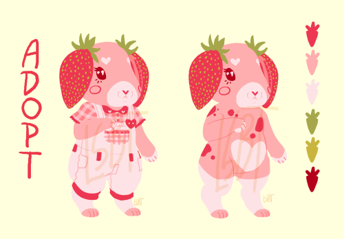 Strawberry RabbitIncludes full size, unwatermarked reference sheet and rights to alter gender, outfi