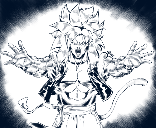 Drawing some gogeta 4