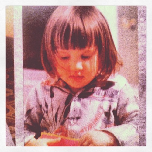 #me, with #hair, #lateseventies. Needed a #haircut but still #cute #dontbejealous