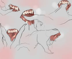 maunderfiend: mouthplay feat Bishop’s chompers 😍