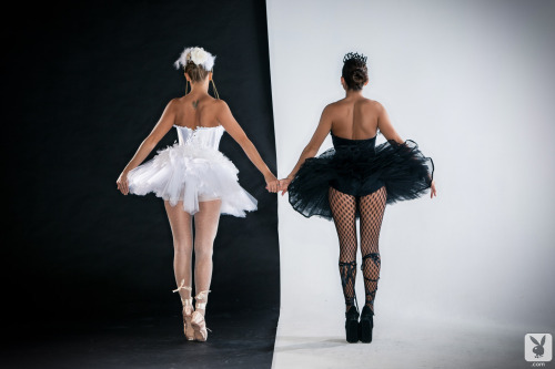 whenallbeautyfades: Leanna Decker &amp; Rebecca Carter - Ballet Noir