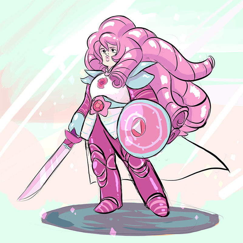 thesanityclause:  Kind of a quick rough drawing because Rose is marvelous and I love