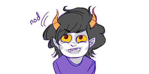 harlequinpants:Anonymous asked harlequinpants:I just love the way you draw lil gamzee and ghb! Do yo
