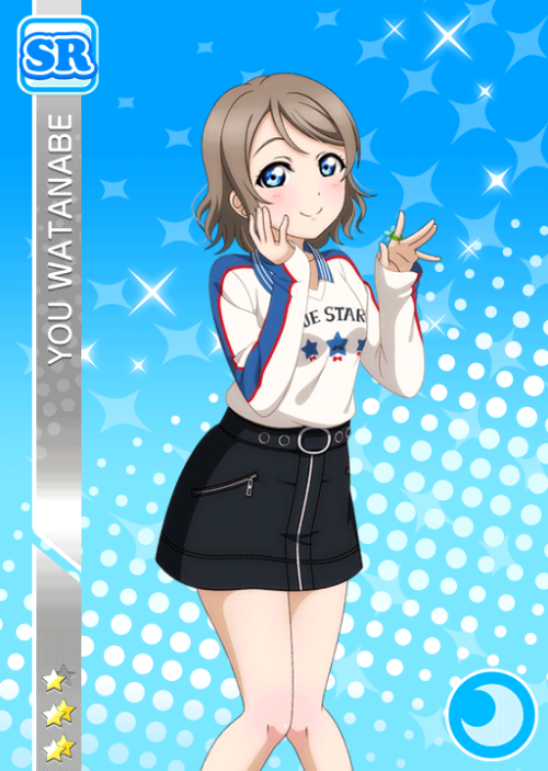 New “Flower” themed cards added to JP Aqours Honor Student scoutingWatanabe You Cool SR “信じあう心”Ohara