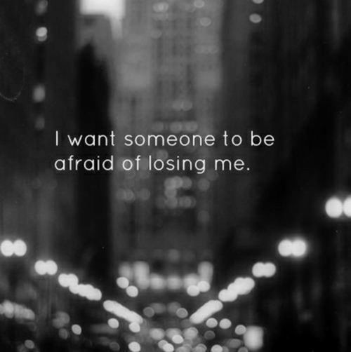 We accept the love we think we deserve