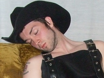 Rubber wader cowboy gets tranced.