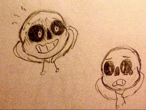 robot870:sans doodles from a while ago but they still effectively capture my emotional state rn tbh