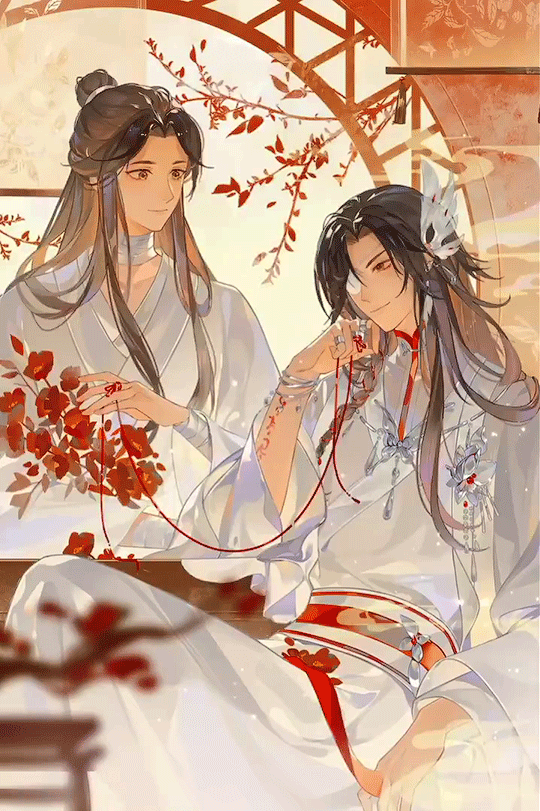 Hua Cheng In White; Official Donghua Art.
