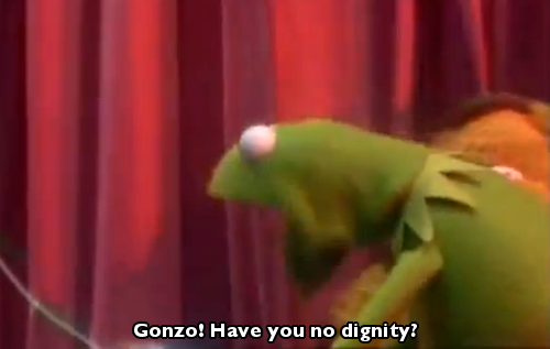 seascvm:inthefallofasparrow:Is the implication here that: a) Kermit has worked with him so long, he 