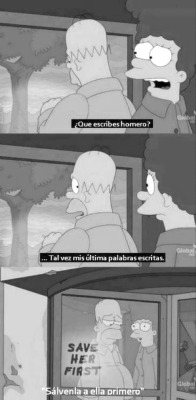 vasyadimka-arthur-russell:Homero podra estar bien pendejo, pero lo de ellos, es amor verdadero