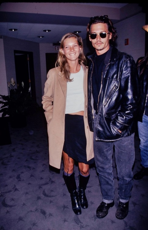 28 years ago (1994), on this day (April 5) Johnny Depp and Kate Moss attended the premiere of John W