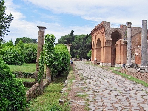 via-appia:Ostia Antica (7th century BC - 9th century AD), harbor city of Ancient Rome, an excellentl