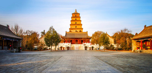 Giant Wild Goose Pagoda (Xi’an, China).