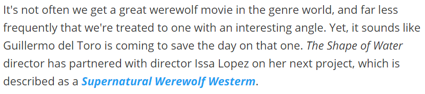 definition-of-awkward: proteusolm: Once again, Guillermo is gonna give the gays all