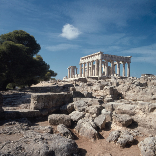 ancientgreecebuildings: newhellenism: Эгина, храм Афайи Temple of Aphaia, Aigina * late 6th century 