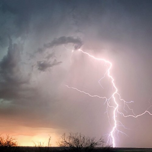tornadotitans:  A big #lightning strike on March 31, 2015 near Duke, #Oklahoma. This #storm was severe warned with large hail. #thunderstorm #lightningstrike #stormy #oklahomasky #oklahomaweather #stormchasing #stormchasers #sky #clouds #weather #nature