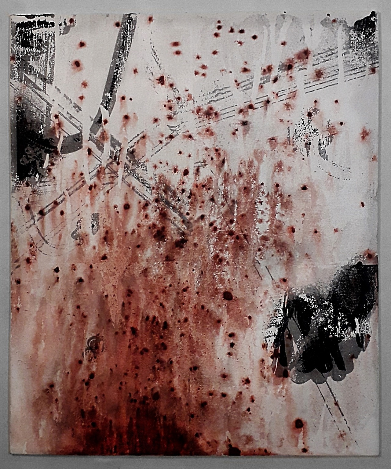 vnutrennosti:    “death of a paper man”[mixed media on canvas panel. 40x50 cm](2019)tumblr