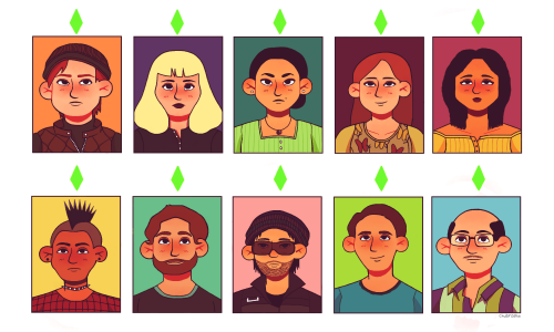 10 of my fave premade sims for the 10+ years i’ve played this game! can you guess them all?