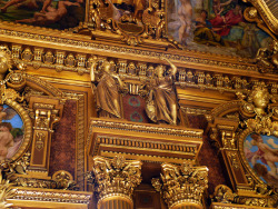 Detail Of The Grand Foyer, Palais Garnier, Paris.