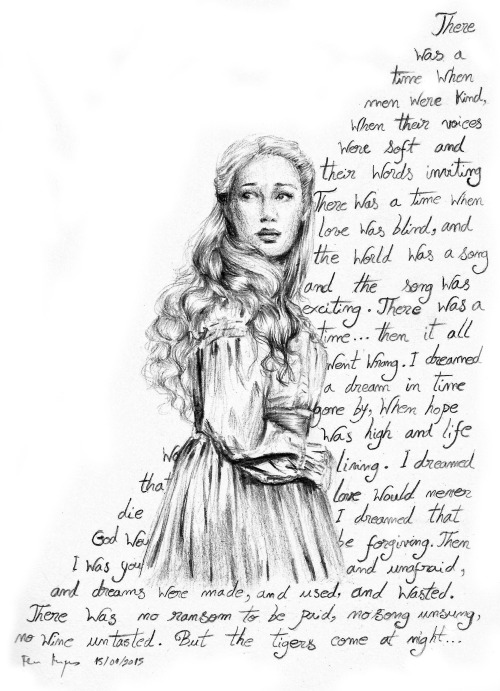 pilferingapples:flaviamarquesart:With their voices soft as thunderAs they tear your hope apart, 