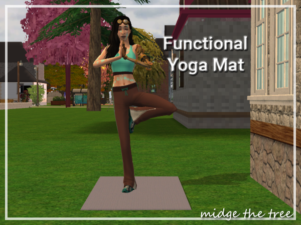 Midge the Tree — Functional Yoga Mat I figured it'd be nice to make