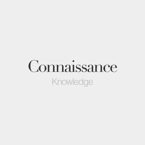 XXX bonjourfrenchwords:Connaissance (feminine photo