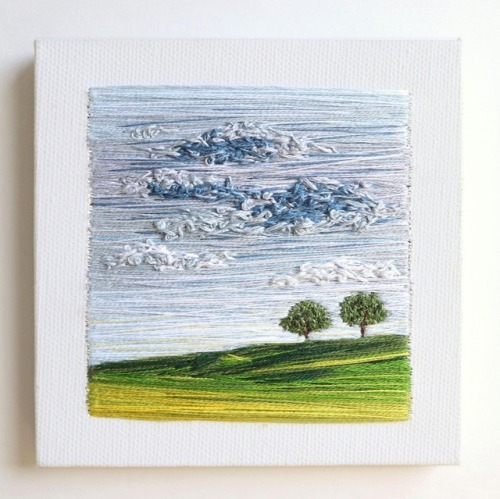sosuperawesome: Embroidery Art by Carolina Torres on Etsy  See our ‘embroidery’ tag 