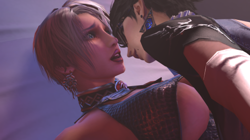 willywankersfm:  Continuing the ‘Month of Valentine’ I decided to share more Ivy X Bayonetta!Hmmm , I should make a comic. 