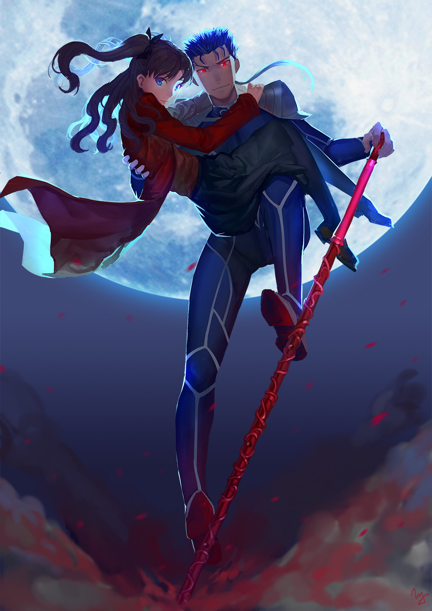 Riaxa 主従交换 ランサー 凛 By 3 Fate Stay Night