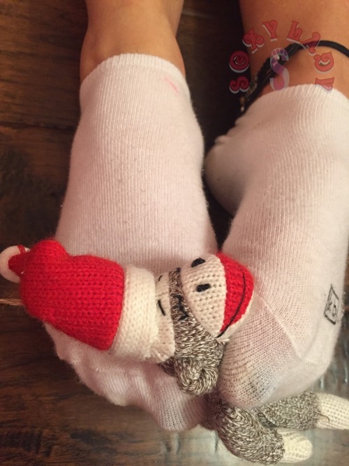 soxlover7535: The heat from his sock monkey outfit was only intensified as her toes encompassed his 