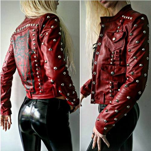  NEW. Geniune red leather jacket for sale soon, this is made of some of the softest leather I’