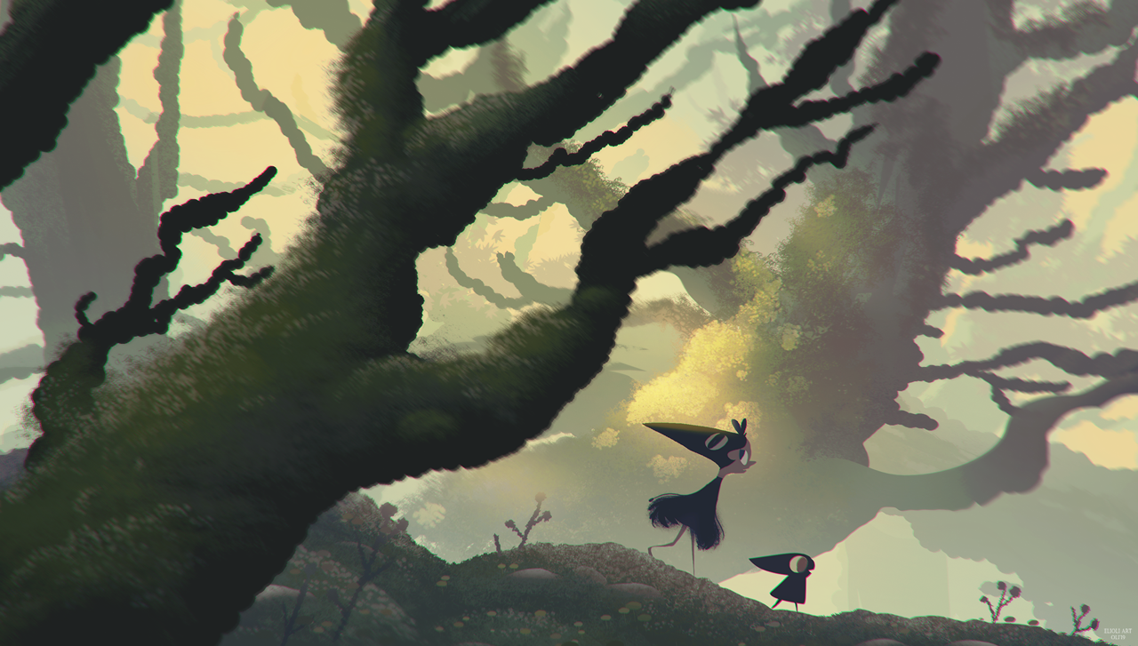 elioli-art: Weird bird peeps strollin’ and keeps rollin’ rollin’ rollin’