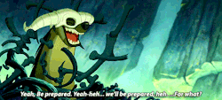 lovelydisneys:  No, fool, we’re going to kill him and Simba too. 