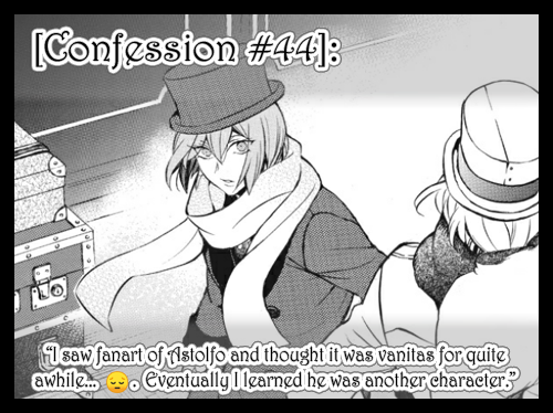“I saw fanart of Astolfo and thought it was vanitas for quite awhile&hellip; . Eventually 