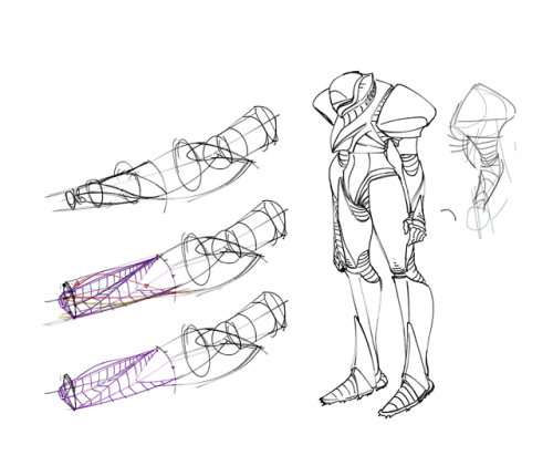 Some Metroid fanart that I abandoned a loooooooooong time ago so I thought I would throw it over her