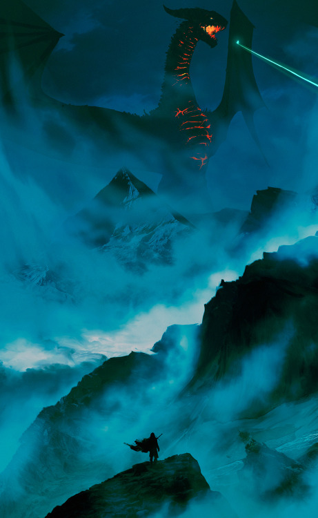 anato-finnstark: Ancalagon vs Earendil 2 ( Tolkien )Another version of this mythique fight PRINT AND