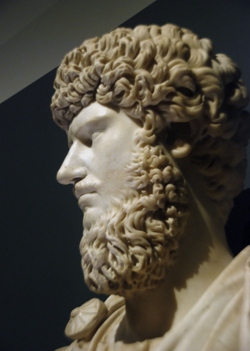 Portrait of Lucius Verus. Second half of II century AD, additions of XVI century. Marble. Galleria E