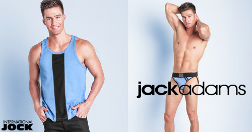 internationaljock:    Race stripe tank tops, lace-up jockstraps, mesh track shorts & more – New gear by Jack Adams is just what every active man needs. http://bit.ly/JackAdams