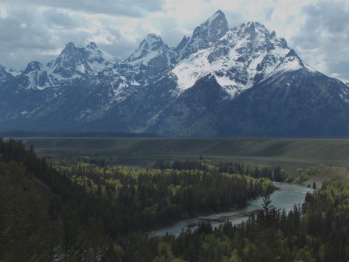 geographilic:  Snake River Overlook, Grand Teton National Park, Wyoming
