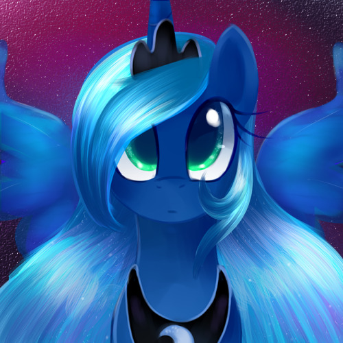 theponyartcollection:  Lunar by ~MaryTheEchidna