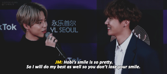 Jimin Is Doing Really Well At Making Sure Hobi Wont Lose His Smile