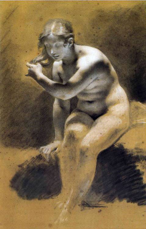 greedylittlepig:  “bathing venus”pierre-paul prud’hon
