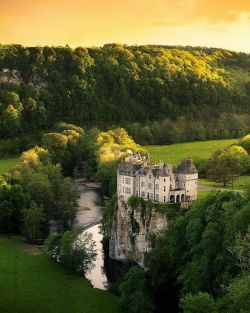 livesunique:   Walzin Castle, Province of Namur, Belgium, Aliaume Chapelle Photography 