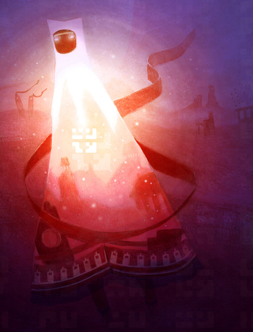 juliairedale:I made some fan art for one of my favourite games of all time, “Journey.” t