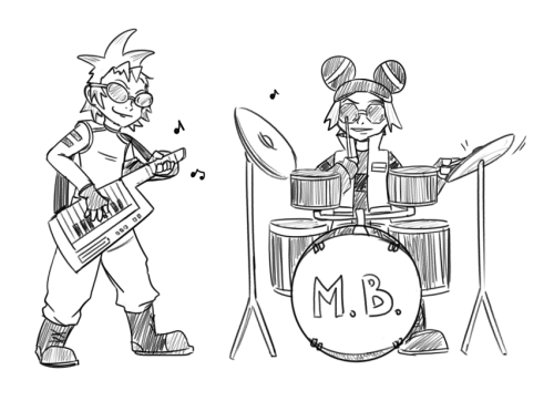 Anytime I Battle Miror B In XD, I Just Imagine Folly And Trudly Jamming On A Keytar And Drumset In The
