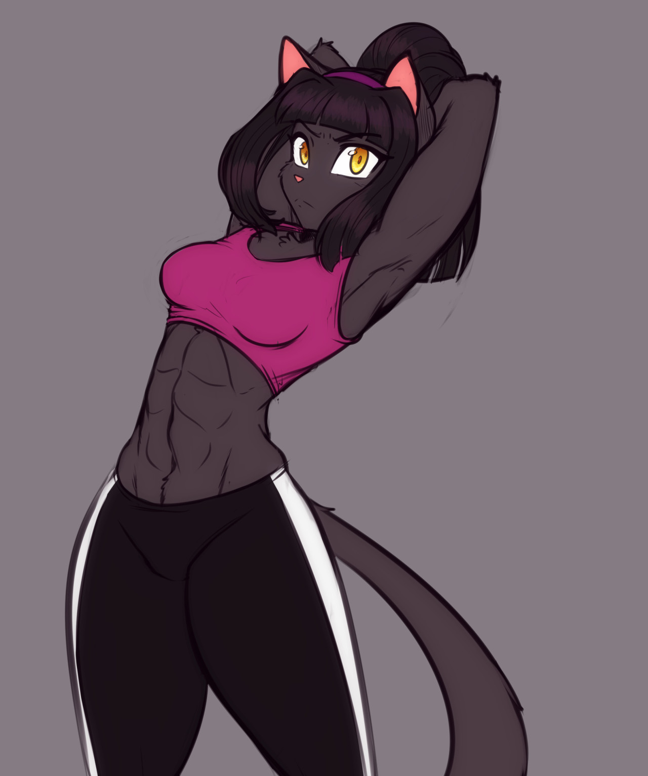 scdk-sfw:  Strongcat Rachael from @chalodillo ‘s Webcomic Las Lindas Drawn without