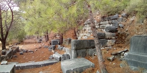 classicalmonuments:Sanctuary of Demeter and KorePriene, Ionia, Turkey350 BCEThe Sanctuary of Demeter