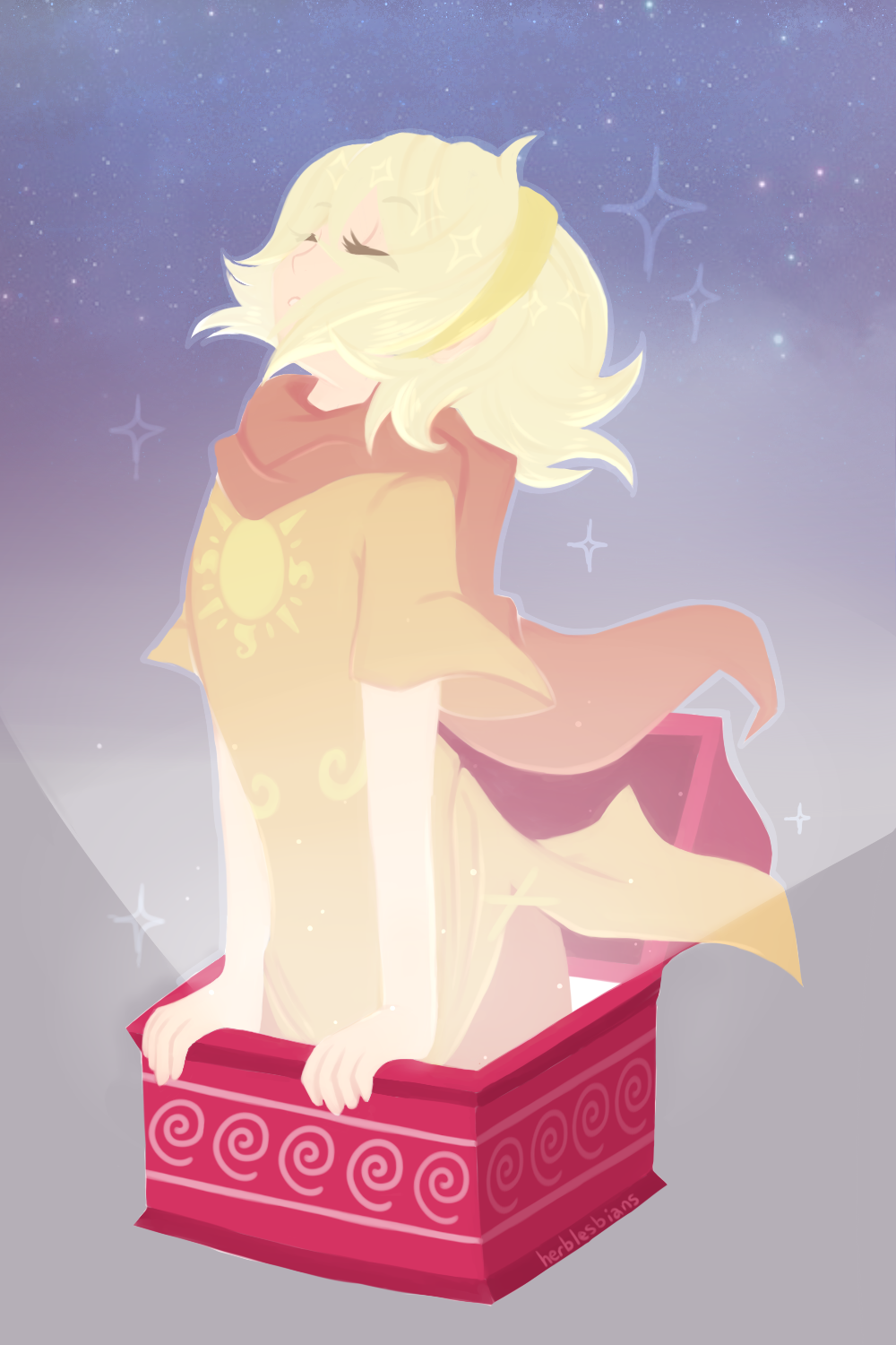 herblesbians:        You’re a sky full of starsSuch a heavenly view (x)one layer