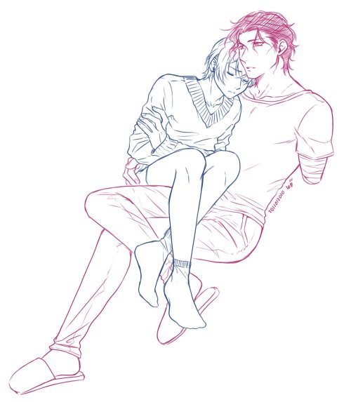 LossesRandom sketch from last October when I was writing all the cruel AUs.